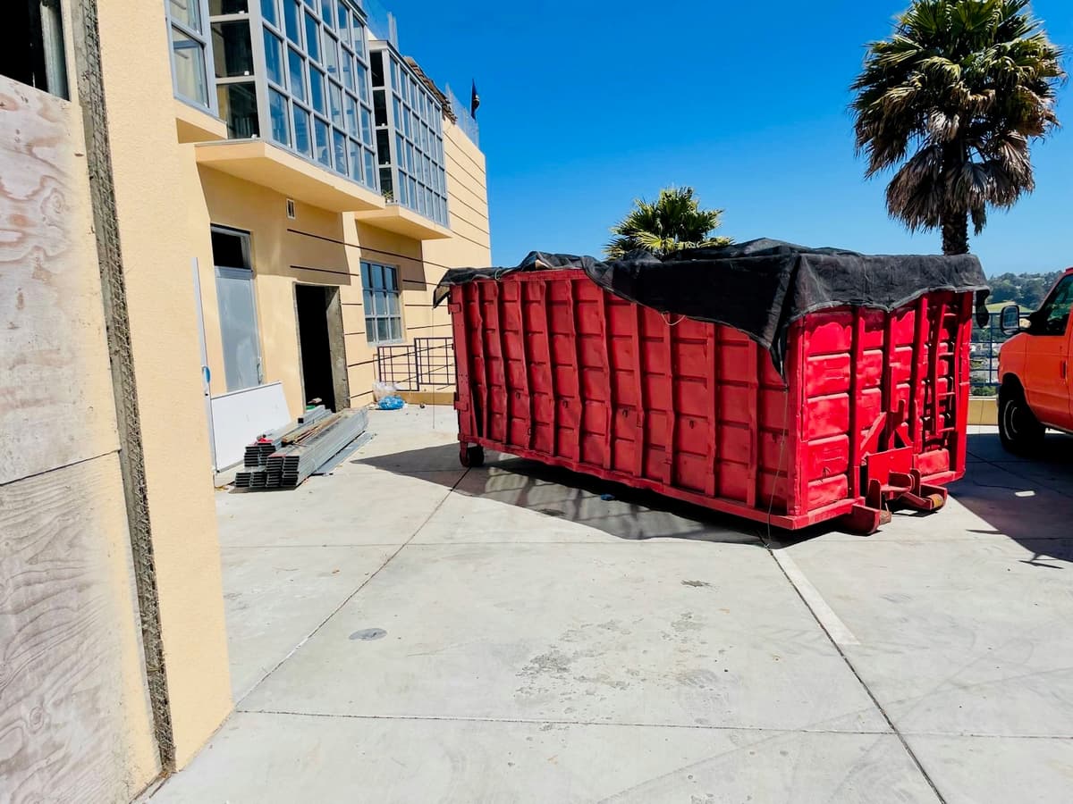 Roofing dumpster rental